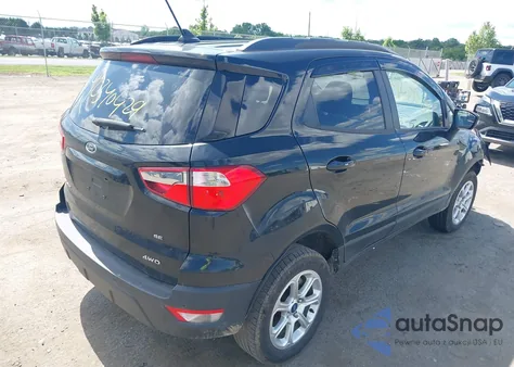 2019 Ford Ecosport Se из США, поврежденный, VIN MAJ6S3GL1KC269539